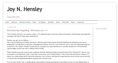 Desktop Screenshot of joynhensley.com